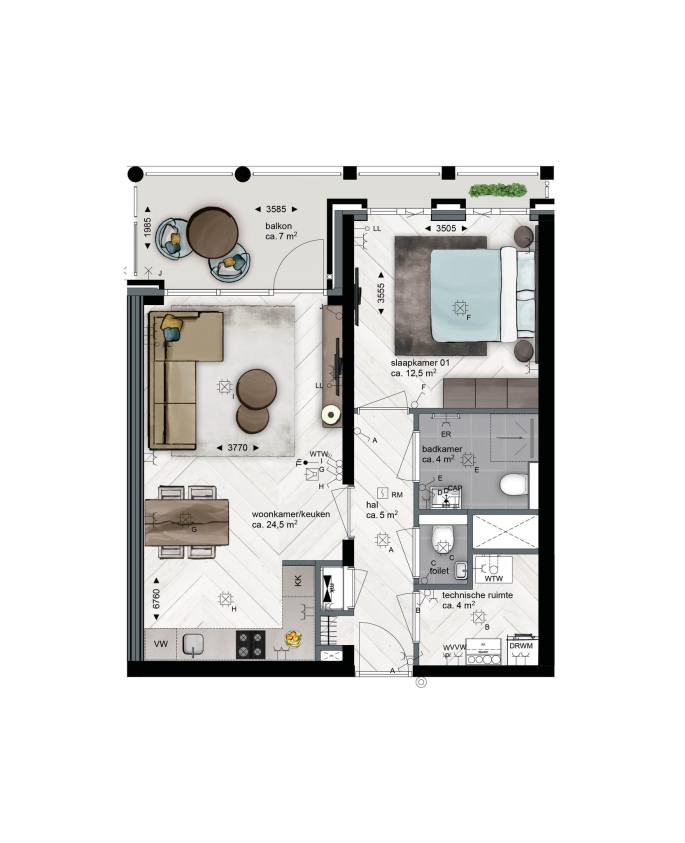 Blossem Gobi, Blossem Gobi - Type G-C, bouwnummer: G.26, Breda