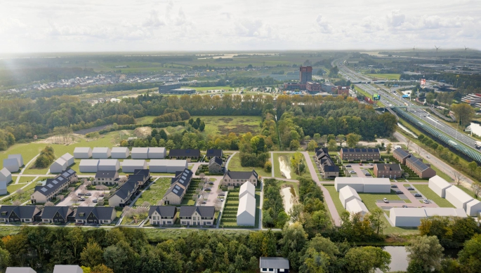 Dordts buiten - Fase 2B Roosdom Tijhuis, Hazelaar tussenwoning, Dordrecht