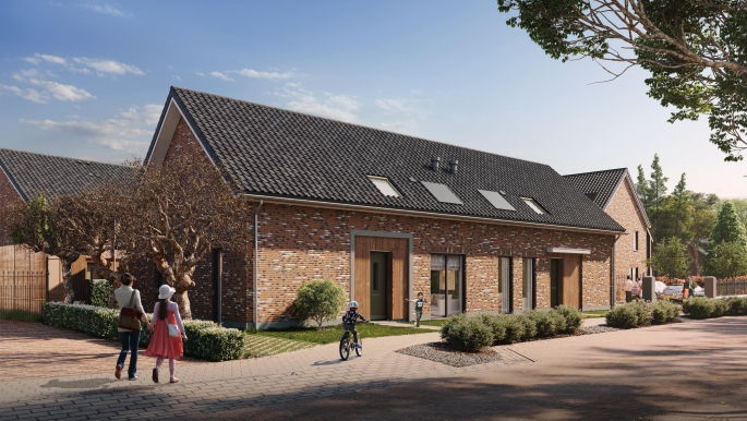 De Smidse Hoeve, Patiowoning, Berghem