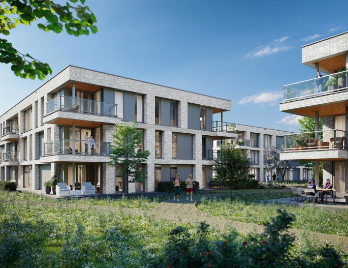 Groenkazerne Ulvenhout | Nog 2 appartementen te koop!, Groenkazerne TYPE 3.12 | Appartement, Ulvenhout