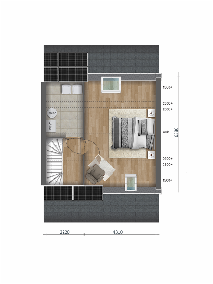 Blom fase 3, Rijwoning special type E2, Klaaswaal