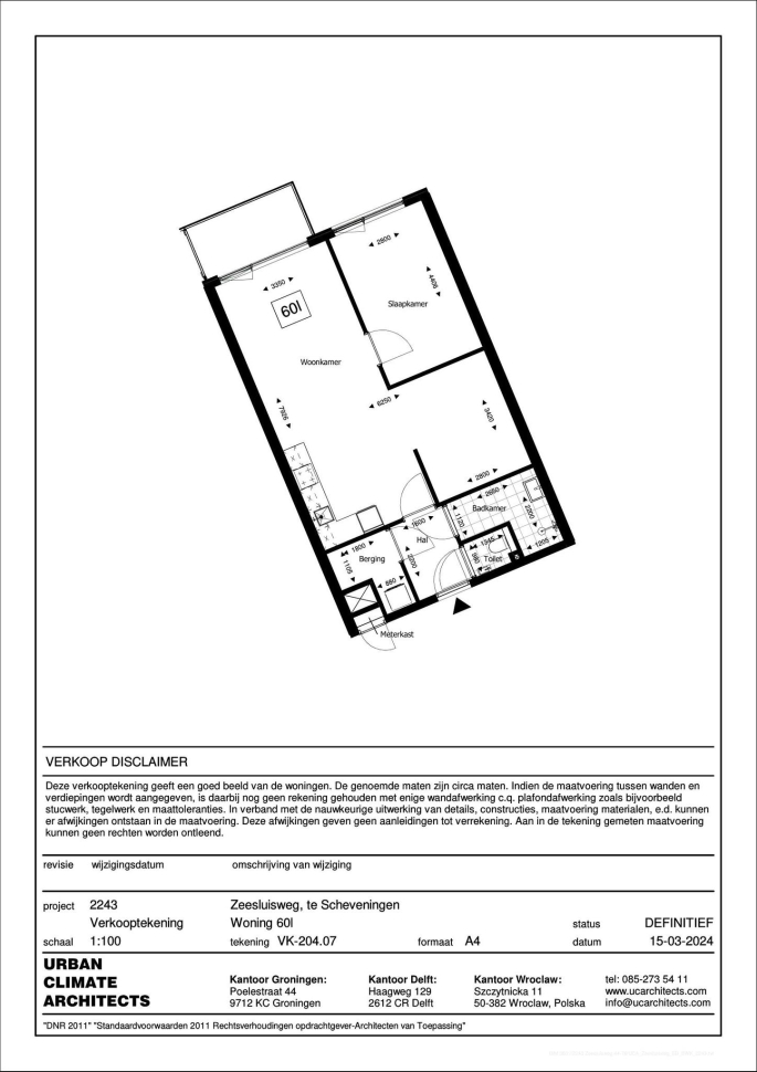 DockSide, Twee-kamer DockSide huur, 's-Gravenhage