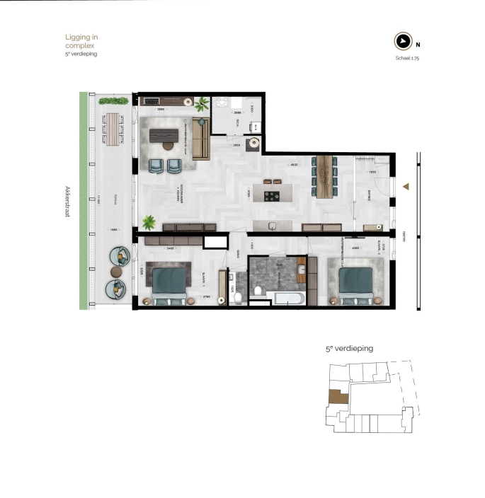 Fifth Breda - bouw is gestart!, Fifth Breda TYPE N.5.06 | Appartement, bouwnummer: N.5.06, Breda