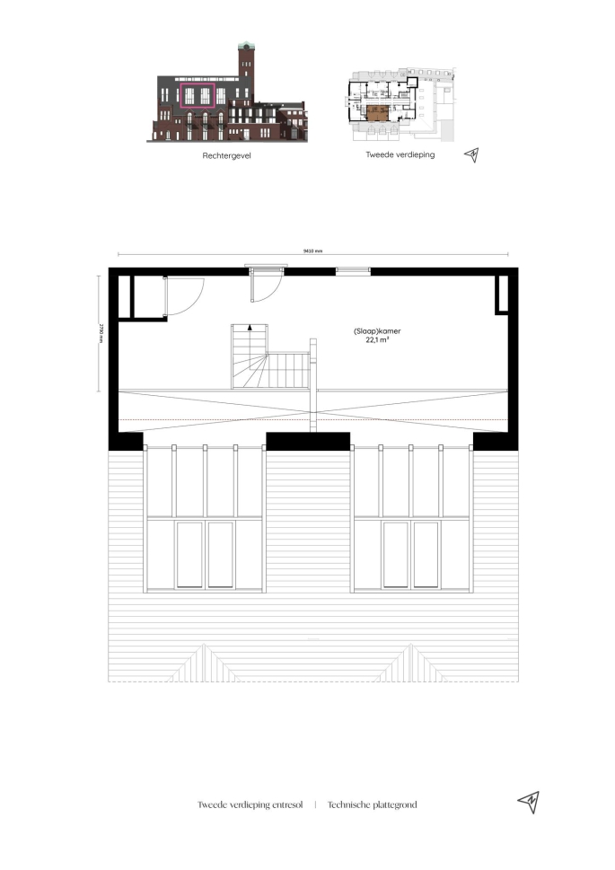 Valkenboskerk Den Haag, Lofts, bouwnummer: 35, 's-Gravenhage