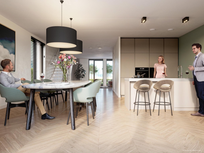 GROOTS, Vrijstaand met rietgedekte kap, bouwnummer: 43, Heiloo