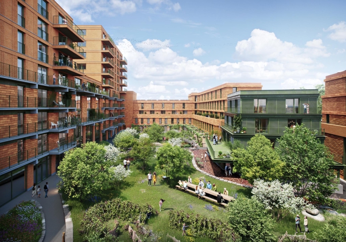 KOER Fase 3, Drielaagse Parkwoning Blok 7, Rotterdam