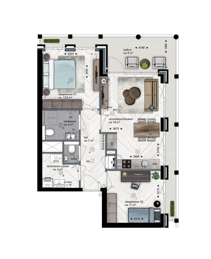 Blossem Gobi, Blossem Gobi - Type G-A, bouwnummer: G.19, Breda