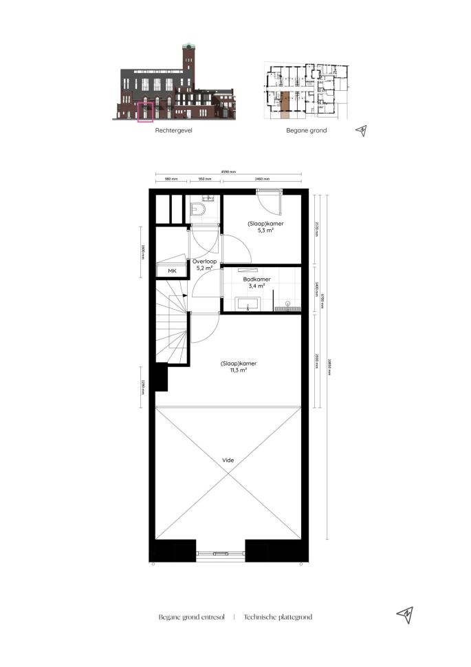 Valkenboskerk Den Haag, Tussen woningen met vide, bouwnummer: 12, 's-Gravenhage
