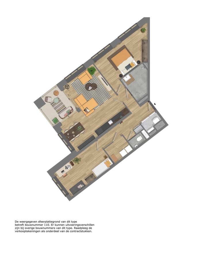 Ringers fase 2, Appartement Large, bouwnummer: 376, Alkmaar