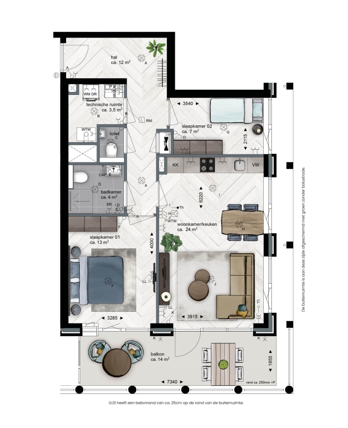 Blossem Gobi, Blossem Gobi - Type G-F, bouwnummer: G.01, Breda