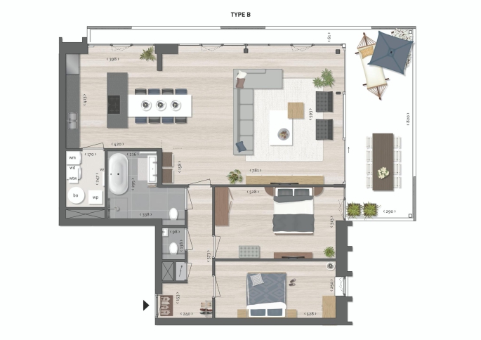 Park Marialust Remeha, 3-kamer appartementen Remeha, bouwnummer: A17, Apeldoorn