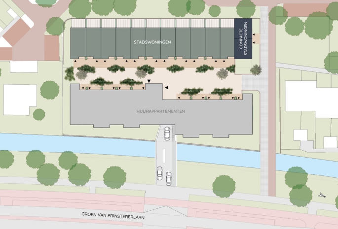 De Groene Prins, Groen van Prinstererlaan, Compacte stadswoningen, bouwnummer: 13, 's-Gravenhage