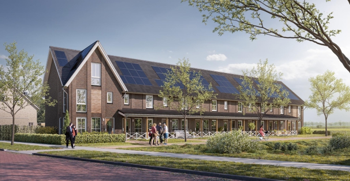 Krekenbos fase 5, Rijwoningen Krekenbos fase 5, Zuidland
