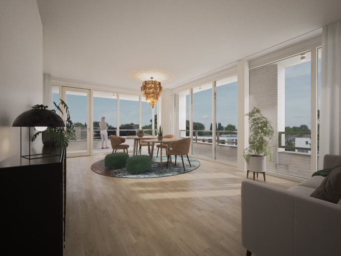 Residentie Carrefour, 19 appartementen & 2 penthouses., Residentie Carrefour type C2, Geleen