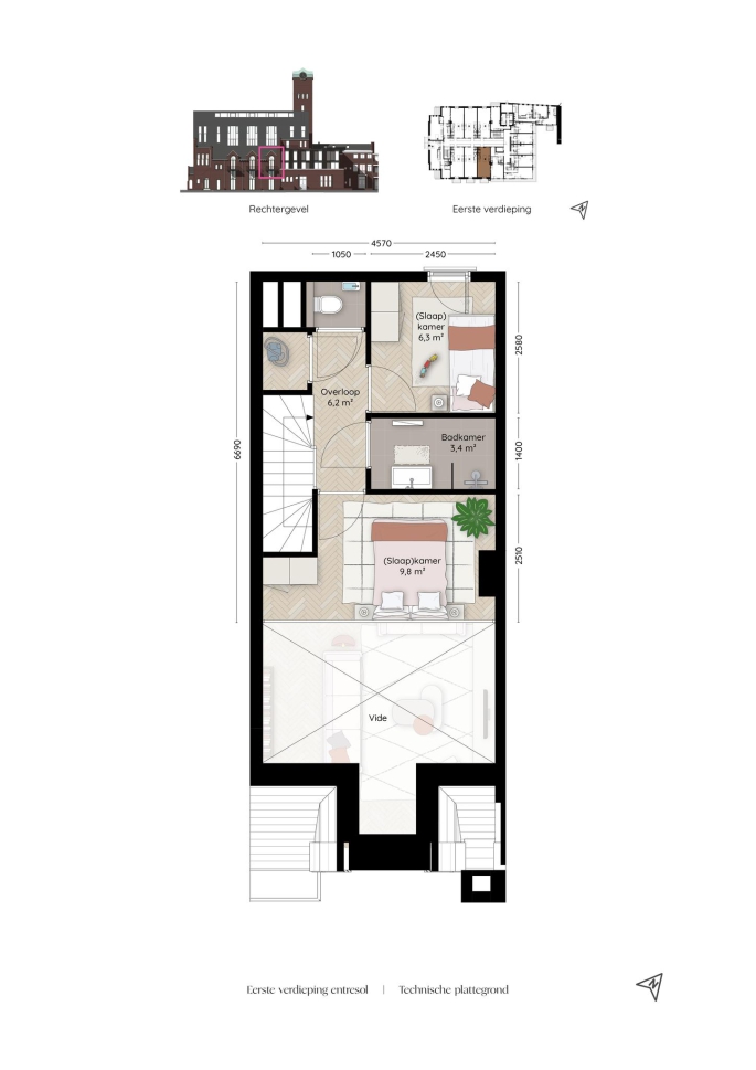 Valkenboskerk Den Haag, Tussen woningen met vide, bouwnummer: 27, 's-Gravenhage
