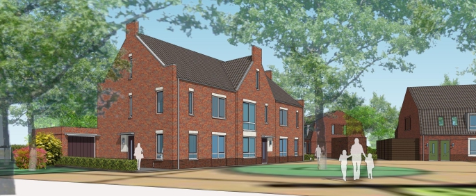 Dorpshart Zwartewaal, Geschakelde vrijstaande woning, Zwartewaal