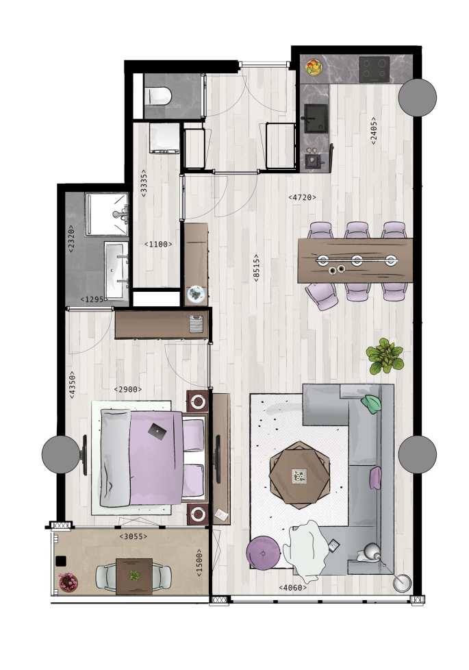 Terras aan de Schie, Woningtype E & Esp, Schiedam