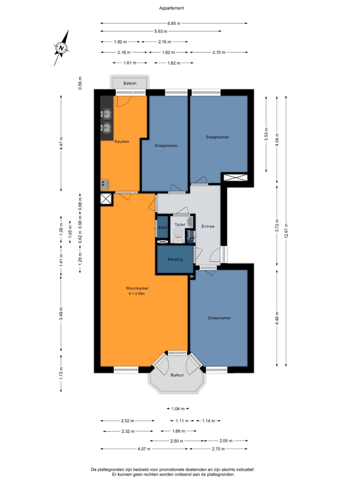 Reinwardtstraat 41 B, 1093 GX, Amsterdam