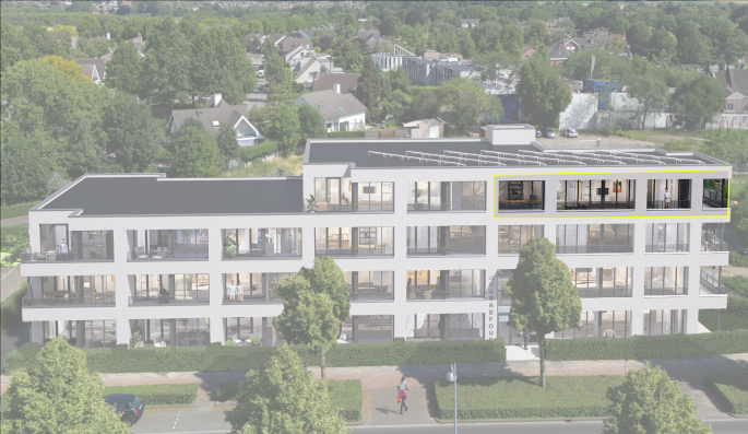 Residentie Carrefour, 19 appartementen & 2 penthouses., Residentie Carrefour type C4, Geleen