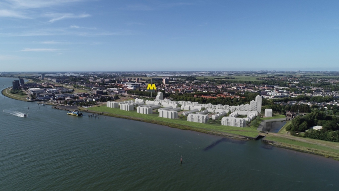 De Kade - Panorama appartementen, Type D - 118 m2, bouwnummer: 4.04, Maassluis