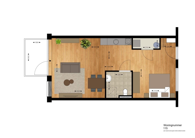 't Landhuys - BOUW IS GESTART, Appartement, bouwnummer: 115, Bergschenhoek