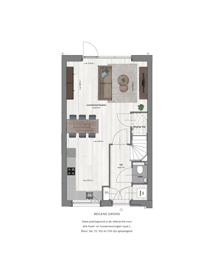 Van Bergenpark fase 3 | 90% verkocht!, Hoekwoning L, bouwnummer: 102, Etten-leur