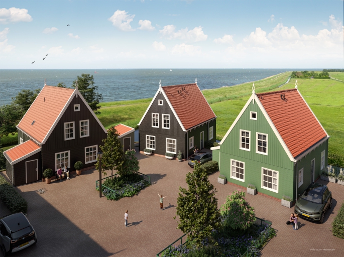 't Eilandhart, vrijstaande woningen, bouwnummer: 56, Marken