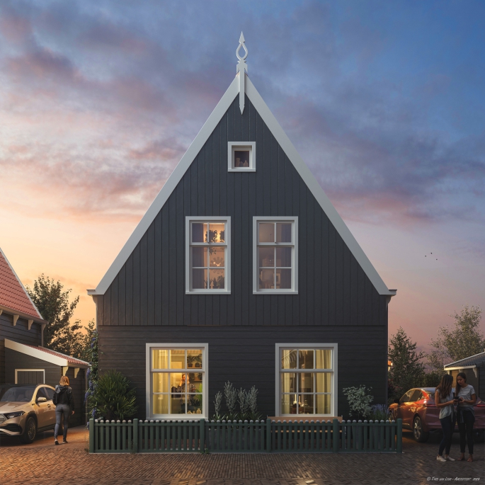 't Eilandhart, vrijstaande woningen, bouwnummer: 61, Marken