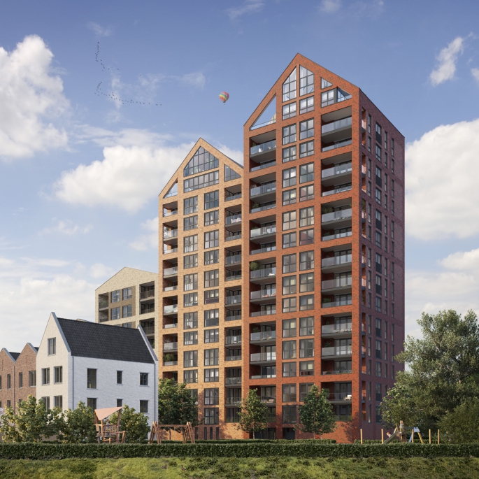 De Taantorens - VERKOOP IN VOLLE GANG, Toren 2 - linker appartement, bouwnummer: T2.01-L, Maassluis