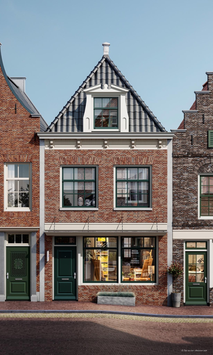 Thuishaven, Herenhuis met zadeldak, Herenhuis, Edam