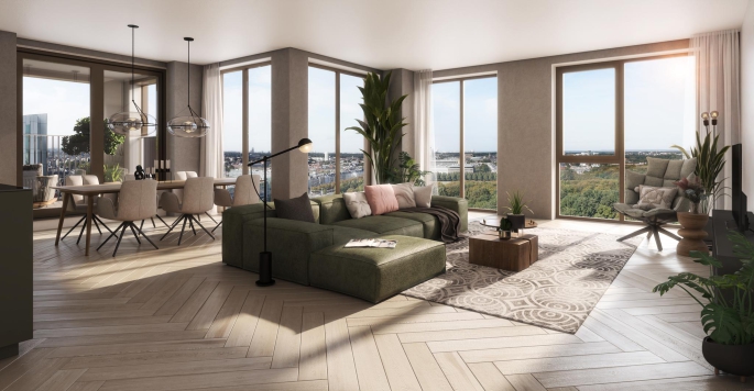 KJ Den Haag fase 2,3 en 4, KJ Den Haag - Fase 2 - 4 kamerappartement, bouwnummer: 3.P.01, 's-Gravenhage
