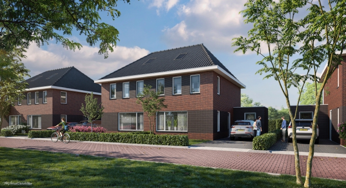 Landelijk wonen in Leens, Halfvrijstaande woning, bouwnummer: 25, Leens