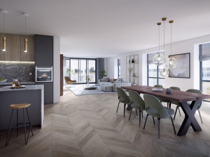 De Kade - Sluyse Diep - Panorama appartementen, Type A, bouwnummer: 4.01, Maassluis