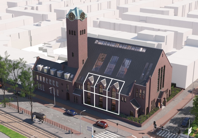 Valkenboskerk Den Haag, Tussen woningen met vide, bouwnummer: 15, 's-Gravenhage