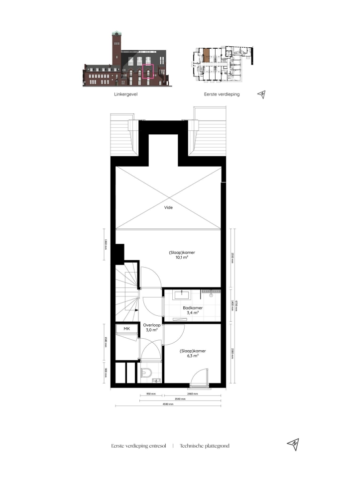 Valkenboskerk Den Haag, Tussen woningen met vide, bouwnummer: 15, 's-Gravenhage