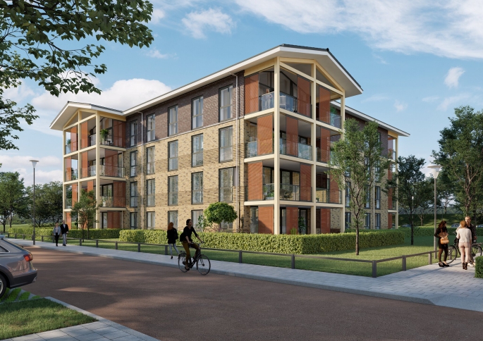 Torensteepolder De Meent, Appartementen, gebouw A, bouwnummer: 11, Numansdorp