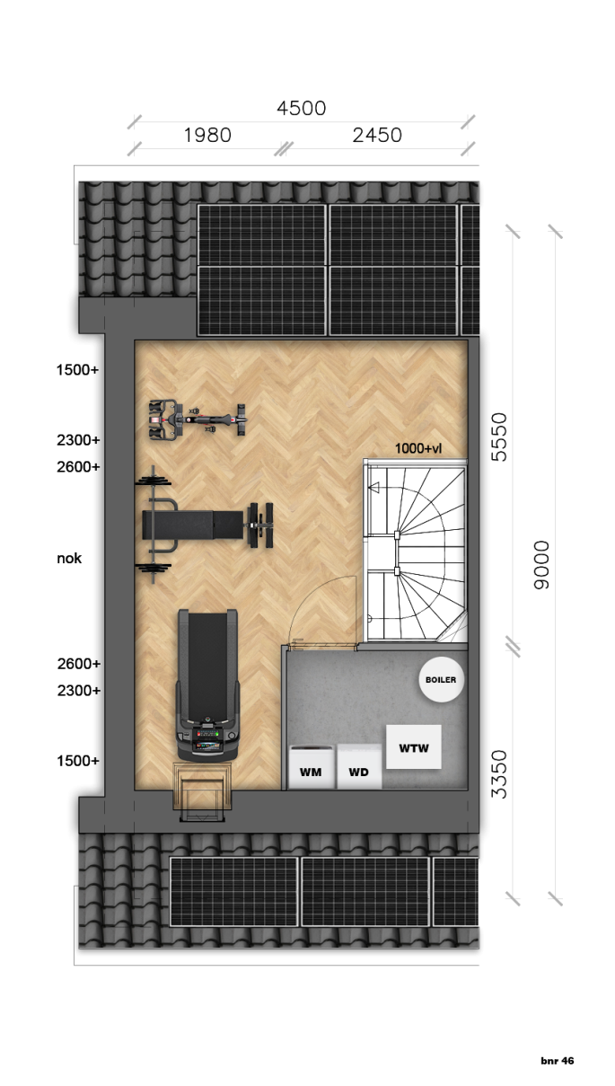 Blom fase 3, Rijwoning type B1, Klaaswaal