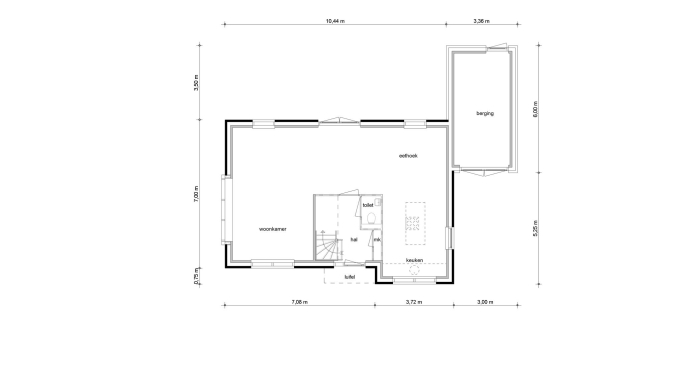 Molenweg 5 vrijstaande woningen, Type 3, Oudenhoorn