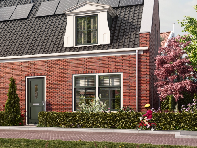 't Boerensluisje, Rijwoningen, bouwnummer: 12, Oostknollendam