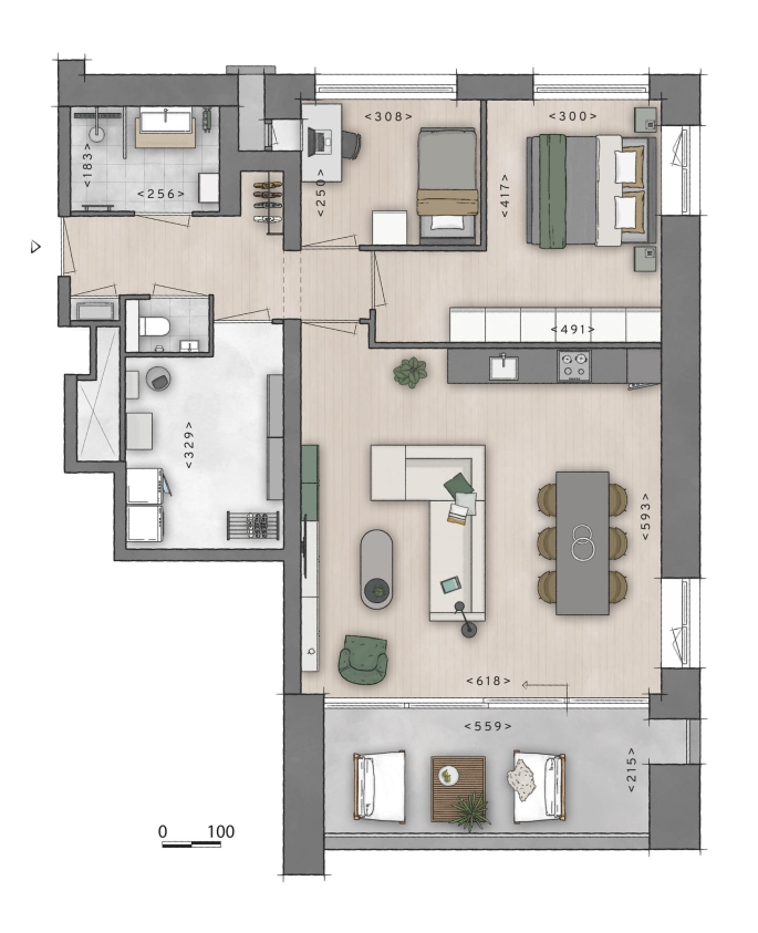 De Zaanse Helden, 3-kamer appartement (plus), bouwnummer: 462J, Zaandam