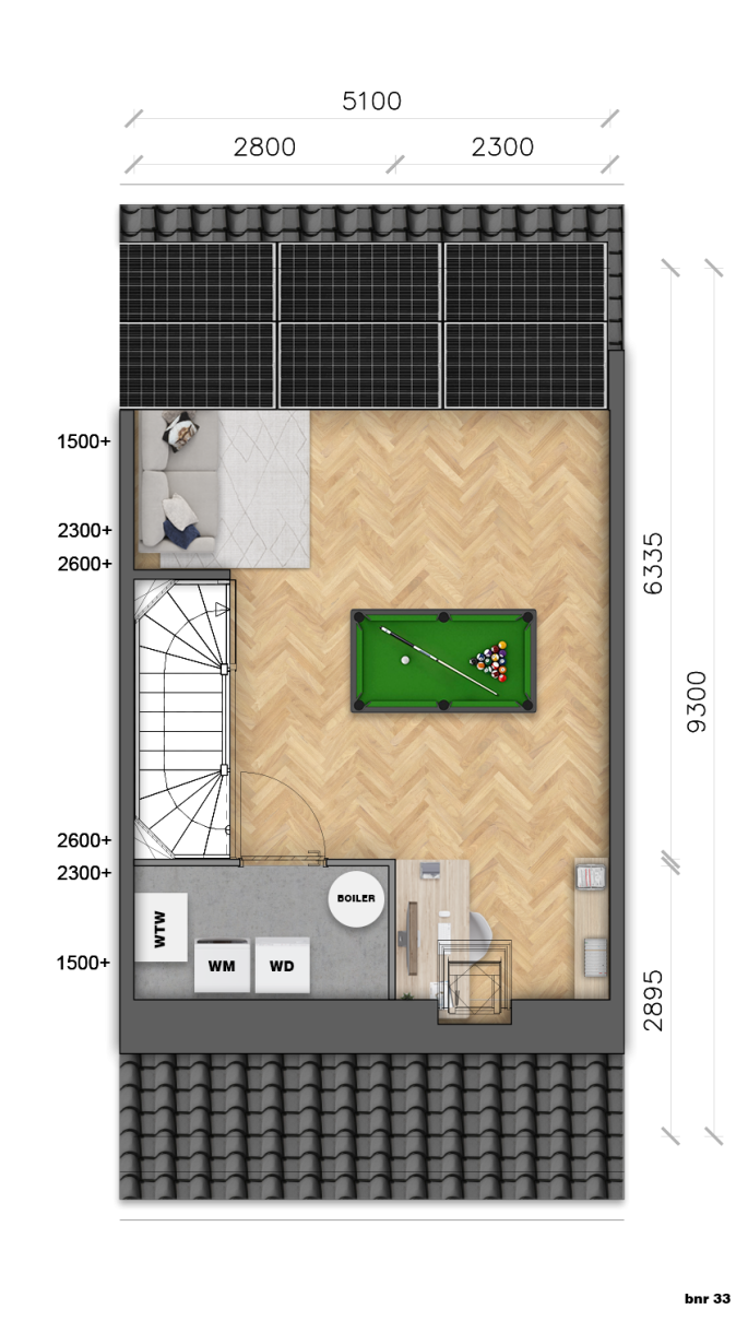 Blom fase 3, Rijwoning type B2, Klaaswaal