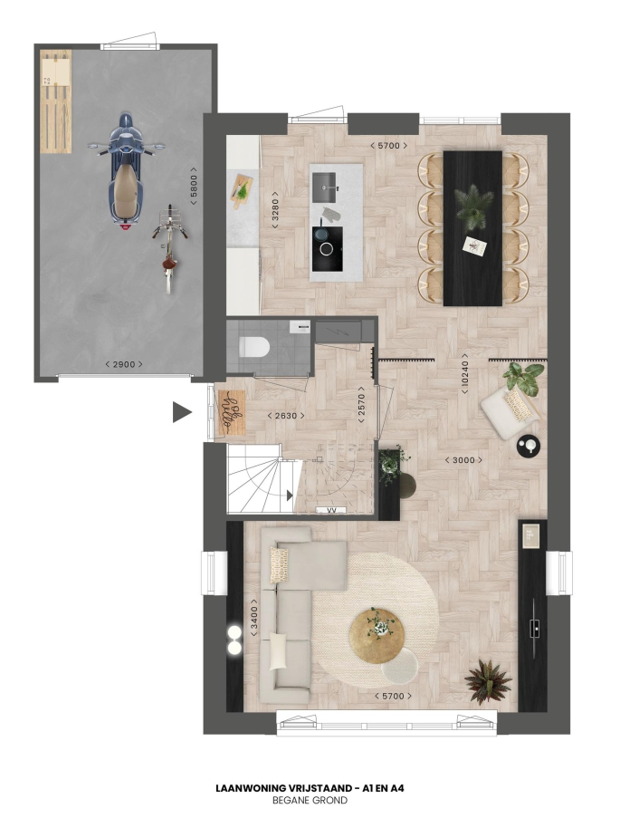 Land Van Essche, Laanwoningen vrijstaand, bouwnummer: C7, Strijen