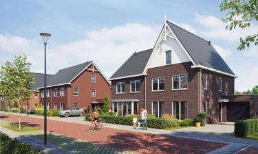 Torensteepolder - De Dreef, Twee-onder-een-kapwoning, Numansdorp