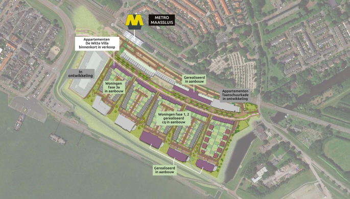 De Witte Villa - UITVERKOCHT! DE BOUW IS GESTART!, Appartement, bouwnummer: 3, Maassluis