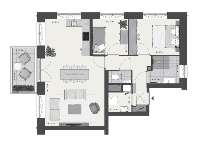 De Witte Villa - UITVERKOCHT! DE BOUW IS GESTART!, Appartement, bouwnummer: 3, Maassluis