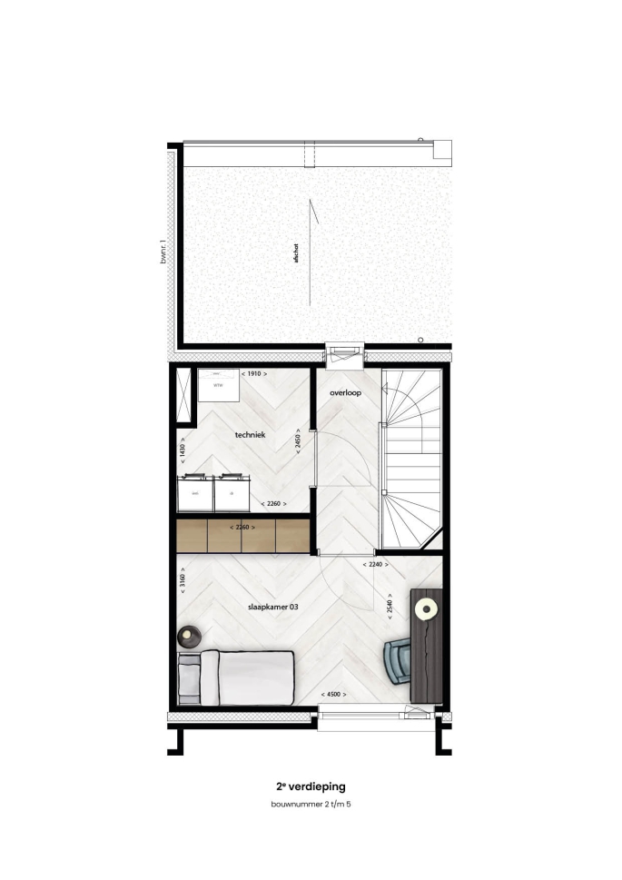 BLOSSEM Bryce | Verkoop gestart, Tussenwoning | Type 2, bouwnummer: 5, Breda