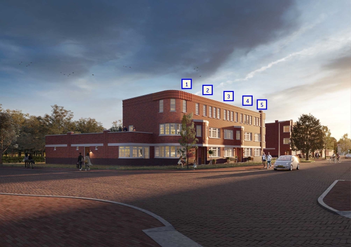 De Alkmaarse School, Het Lokaal, bouwnummer: 3, Alkmaar