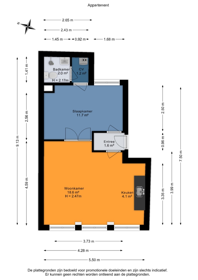 Tweede Egelantiersdwarsstraat 5 A, 1015 SB, Amsterdam