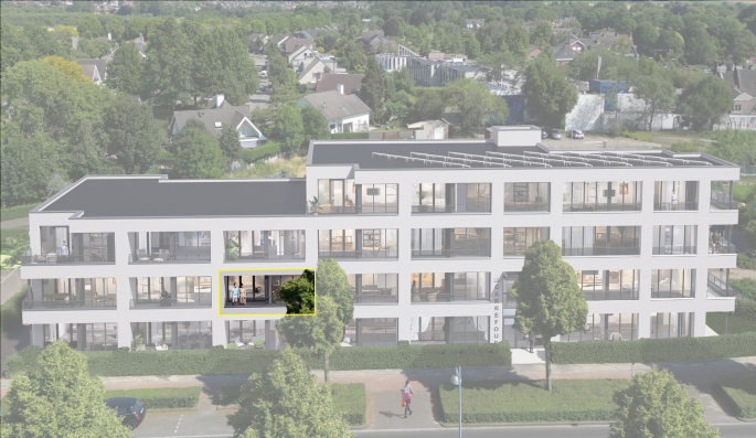 Residentie Carrefour, 19 appartementen & 2 penthouses., Residentie Carrefour type B, bouwnummer: 10, Geleen