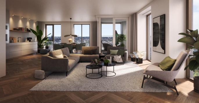 KJ Den Haag fase 2,3 en 4, KJ Den Haag - Fase 3 - 3 kamer appartement, bouwnummer: 17.P.04, 's-Gravenhage
